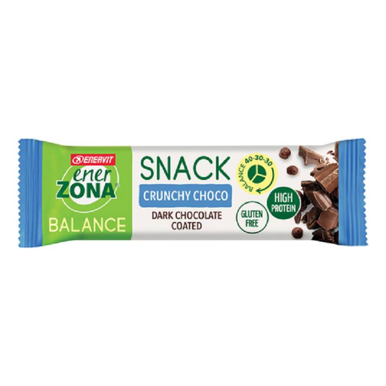 ENERZONA SNACK CRUNCH CHOC 33G