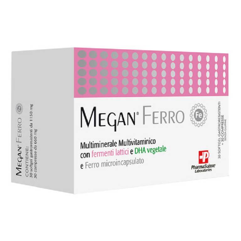 MEGAN FERRO 30SOFTGEL+30CPR