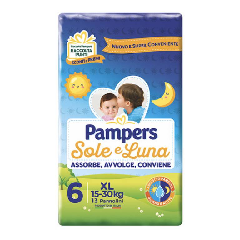 PAMPERS SOLE E LUNA XL 13PZ